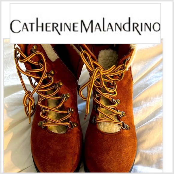 Brown suede hiking boot 9 - Picture 1 of 6